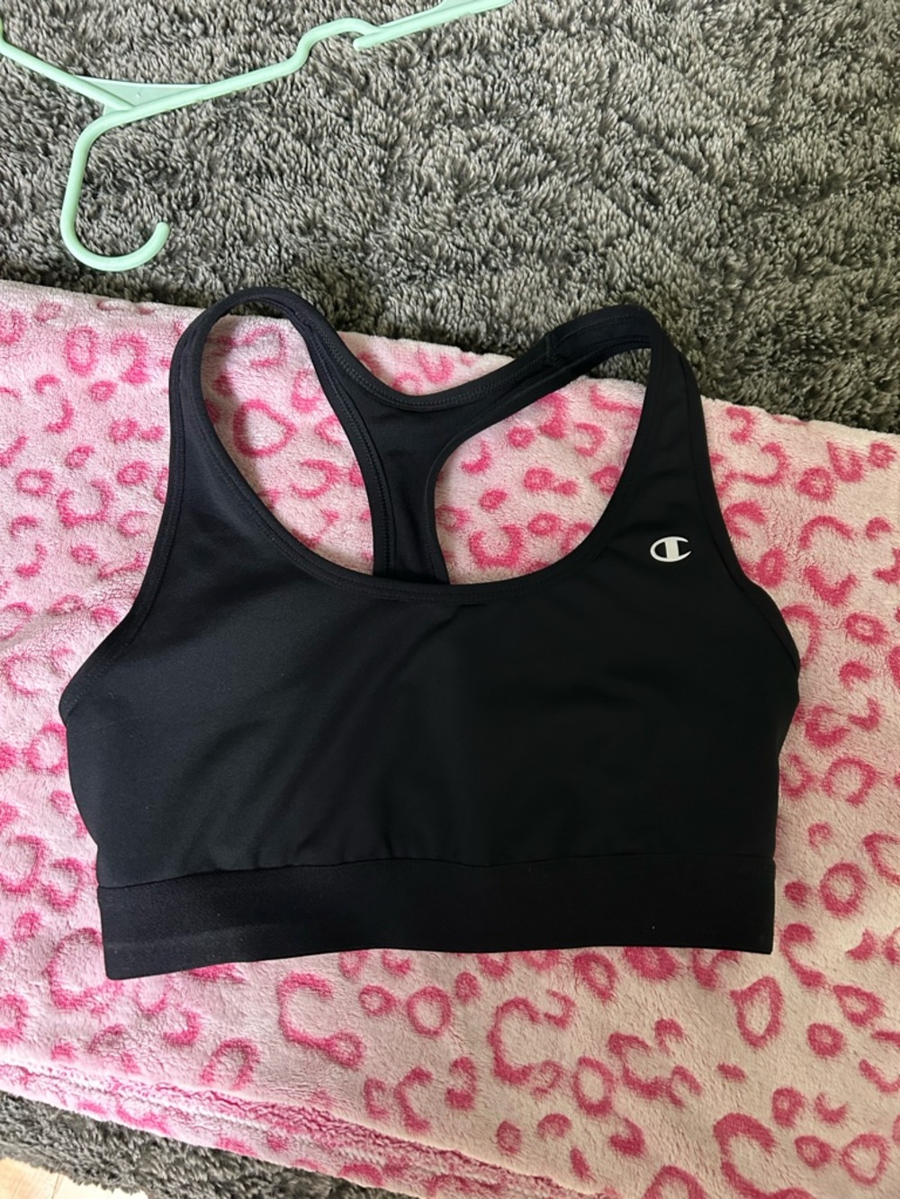 Champion Black Racerback Performance Sports Bra